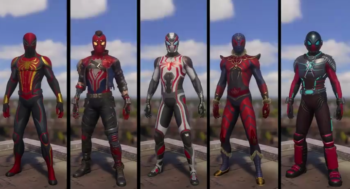 Marvel Spider-Man 2 Peter's extra suits