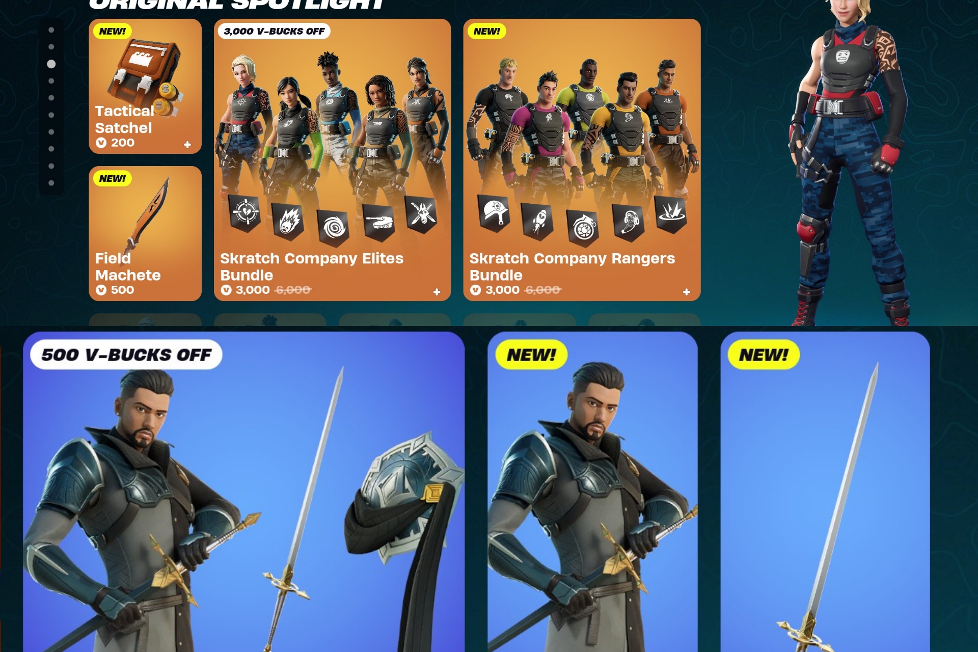 Fortnite Item store