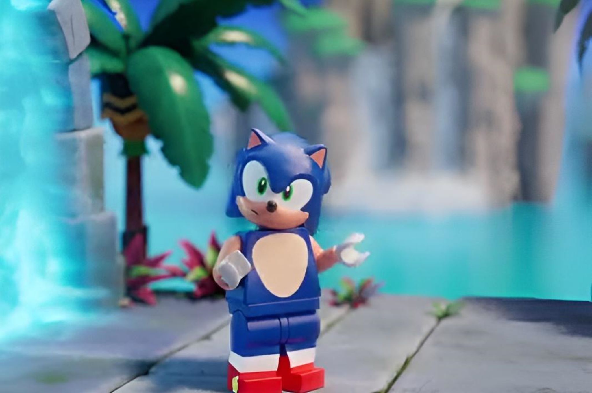Lego Sonic the hedgehog in Sonic Superstars
